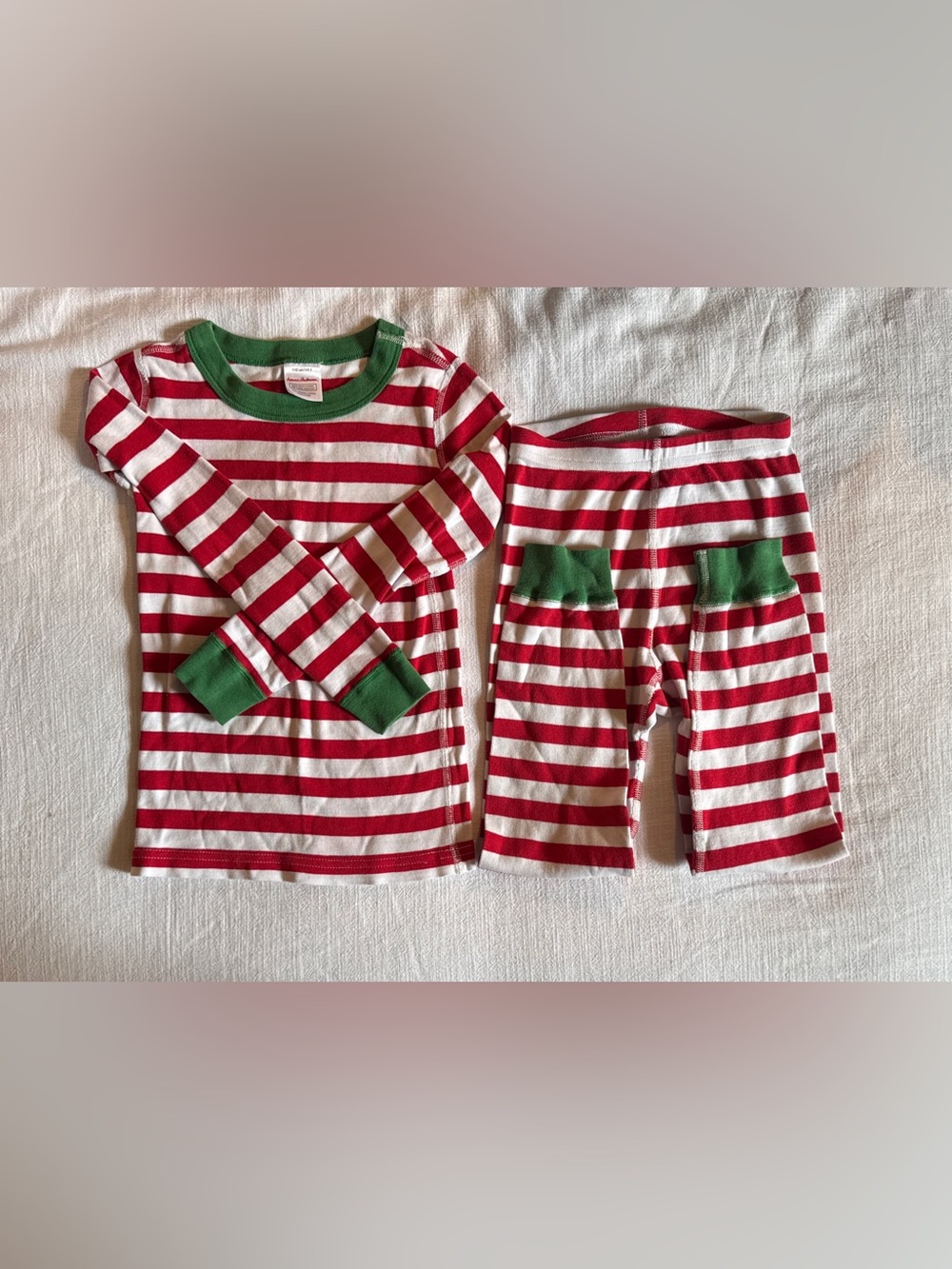 Hanna Anderson Christmas stripes 5t